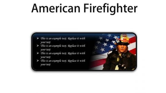 American Firefighter Youth PowerPoint Presentation Slides R