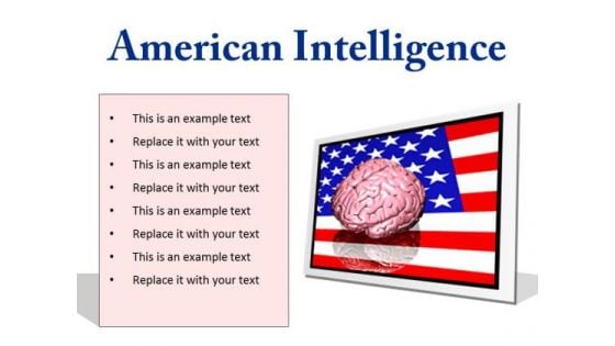 American Intelligence Metaphor PowerPoint Presentation Slides F