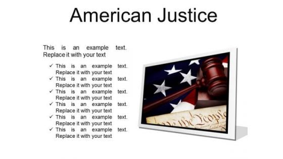 American Justice Law PowerPoint Presentation Slides F