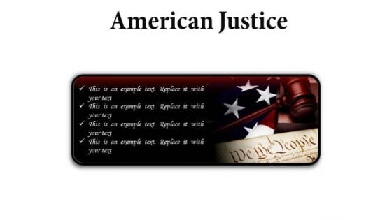 American Justice Law PowerPoint Presentation Slides R