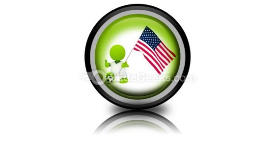 American Soccer PowerPoint Icon Cc