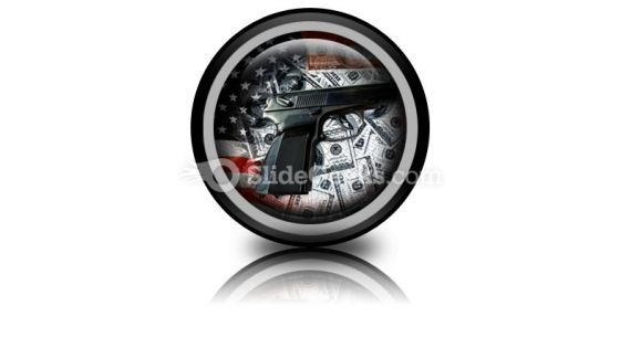 American Voilence PowerPoint Icon Cc