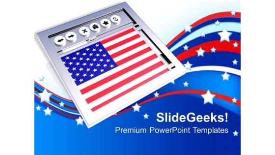 American Website PowerPoint Templates And PowerPoint Themes 1012