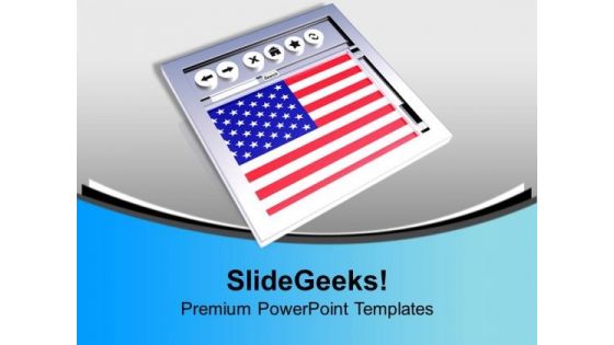 American Website Usa Business PowerPoint Templates Ppt Backgrounds For Slides 0113