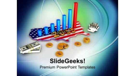 Americana Growth Year Business Concept PowerPoint Templates Ppt Backgrounds For Slides 0313