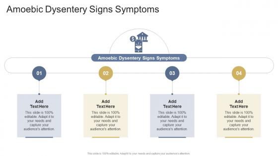 Amoebic Dysentery Signs Symptoms In Powerpoint And Google Slides Cpb