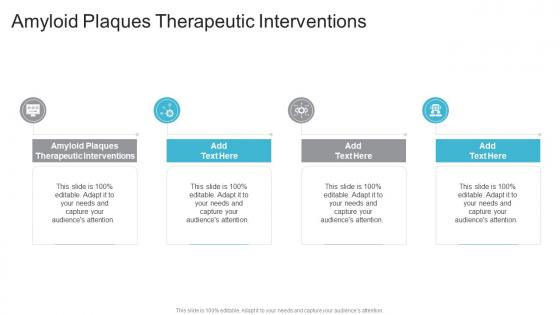 Amyloid Plaques Therapeutic Interventions In Powerpoint And Google Slides Cpb