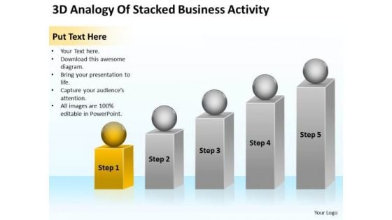 Analogy Of Stacked Business Activity Ppt Marketing Plan For Small PowerPoint Templates