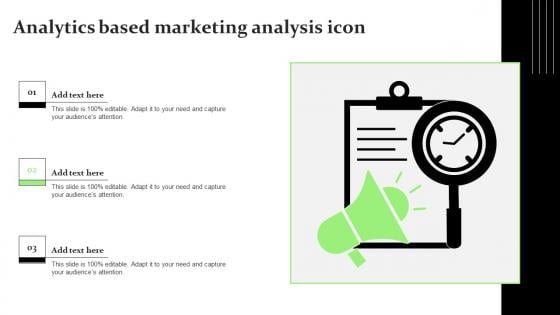 Analytics Based Marketing Analysis Icon Download Pdf