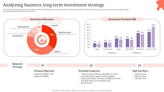 Analyzing Business Long Term Investment Assessing Corporate Financial Techniques Elements Pdf