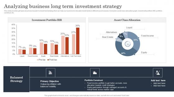 Analyzing Business Long Term Investment Guide To Corporate Financial Growth Plan Structure Pdf