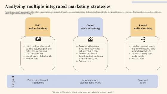 Analyzing Multiple Integrated Holistic Marketing Strategies To Optimize Demonstration Pdf