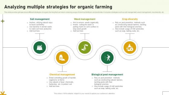 Analyzing Multiple Strategies For Organic Farming Adopting Sustainable Farming Techniques