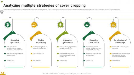 Analyzing Multiple Strategies Of Cover Cropping Adopting Sustainable Farming Techniques Analyzing Multiple Strategies Of Cover Cropping Adopting Sustainable Farming Techniques