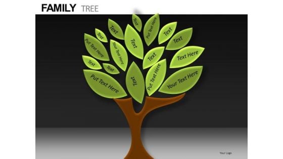 Ancestors Family Tree PowerPoint Templates