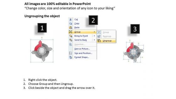 And Converging Circular Arrows Process Flow Motion PowerPoint Templates