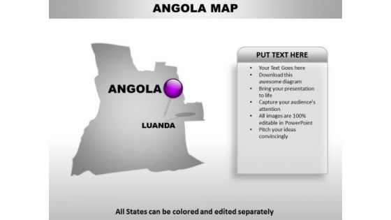 Angola Country PowerPoint Maps Angola Country PowerPoint Maps