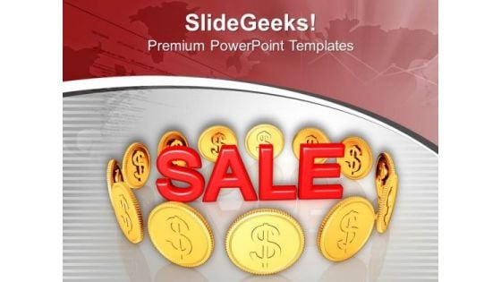 Announce The Sale For Profit Making PowerPoint Templates Ppt Backgrounds For Slides 0613