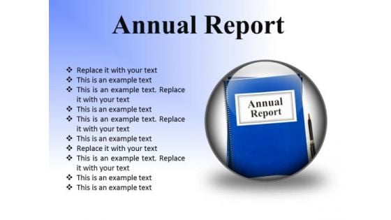 Annual Report Business PowerPoint Presentation Slides C