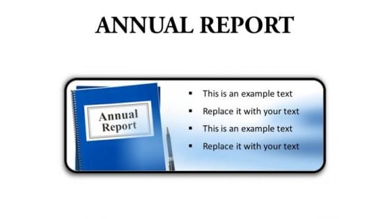 Annual Report Business PowerPoint Presentation Slides R