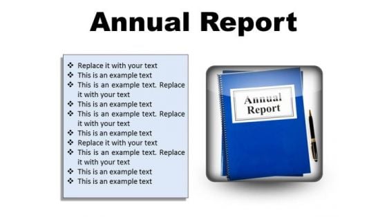 Annual Report Business PowerPoint Presentation Slides S