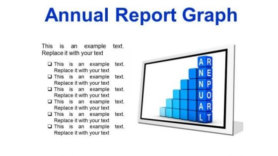 Annual Report Graph Success PowerPoint Presentation Slides F