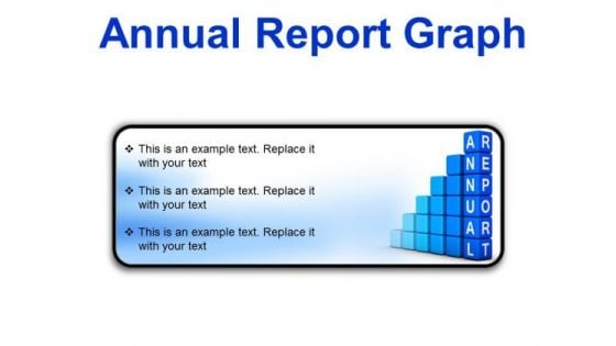 Annual Report Graph Success PowerPoint Presentation Slides R