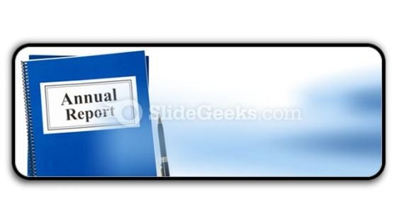 Annual Report PowerPoint Icon R