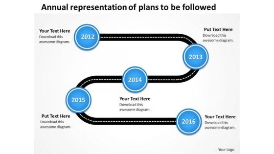 Annual Representation Of Plans To Be Followed PowerPoint Templates Ppt Slides Graphics