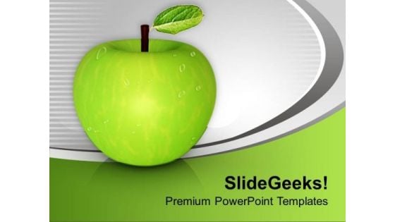 Apple Isolated Health PowerPoint Templates Ppt Backgrounds For Slides 0413 Apple Isolated Health PowerPoint Templates Ppt Backgrounds For Slides 0413