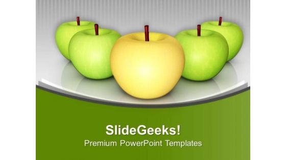 Apples Are Good Source Of Vitamins PowerPoint Templates Ppt Backgrounds For Slides 0513