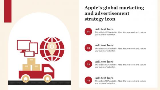 Apples Global Marketing And Advertisement Strategy Icon Ideas Pdf