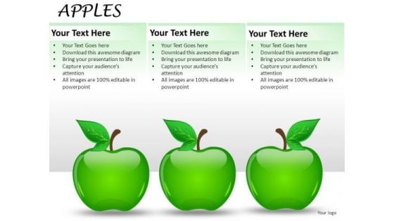 Apples List PowerPoint Slides And Ppt Diagrams Templates