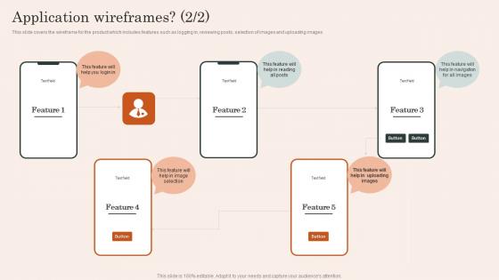 Application Wireframes Mobile App Development And Advertising Service Demonstration Pdf