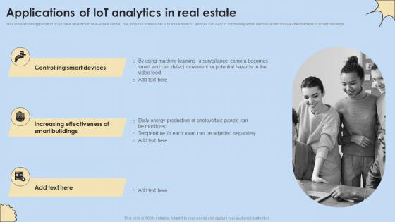 Applications Of IoT Analytics In Real Estate Internet Of Things Analysis Microsoft Pdf