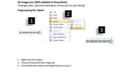 Apprehending Arrows Process 11 Stages Busines Flow Chart Creator Online PowerPoint Slides