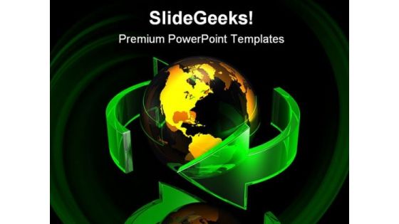 Around World Global PowerPoint Templates And PowerPoint Backgrounds 0411