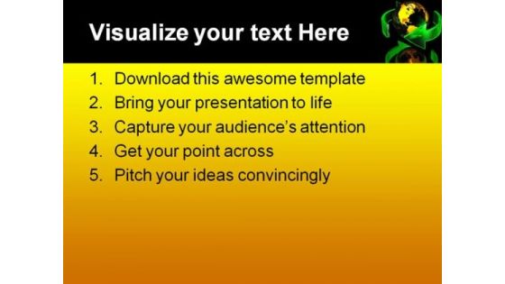 Around World Global PowerPoint Themes And PowerPoint Slides 0411