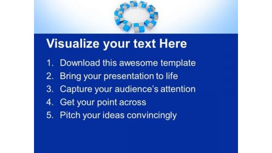 Array Solution Shapes Business PowerPoint Templates And PowerPoint Themes 0812