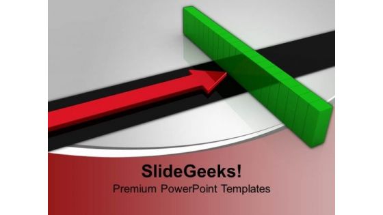 Arrow And Obstacles Business PowerPoint Templates And PowerPoint Themes 1012