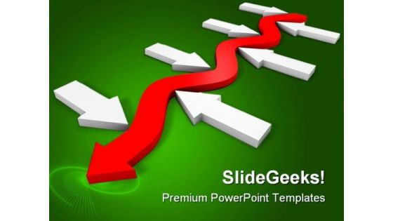 Arrow Business PowerPoint Templates And PowerPoint Backgrounds 0511