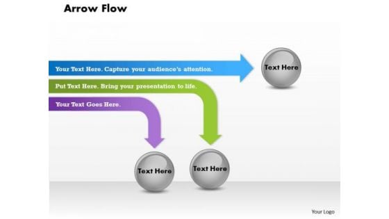 Arrow Flow PowerPoint Presentation Template