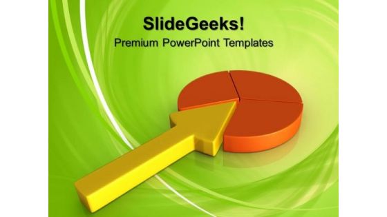 Arrow Pie Chart Business PowerPoint Templates And PowerPoint Themes 0612