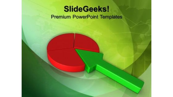 Arrow Pie Chart Business PowerPoint Templates And PowerPoint Themes 0712