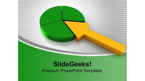 Arrow Pie Finance PowerPoint Templates And PowerPoint Themes 1012