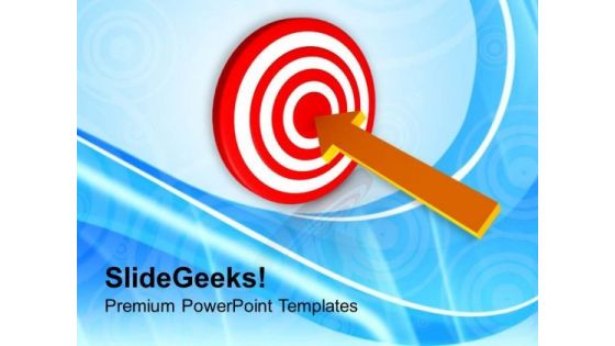 Arrow Planning To Achieve Goal Business PowerPoint Templates Ppt Backgrounds For Slides 0313 Arrow Planning To Achieve Goal Business PowerPoint Templates Ppt Backgrounds For Slides 0313