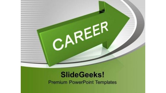 Arrow With Career Success PowerPoint Templates And PowerPoint Themes 1012 Arrow With Career Success PowerPoint Templates And PowerPoint Themes 1012