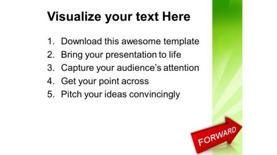 Way Forward PowerPoint Presentation Templates