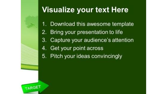 Arrow With Target Global Business PowerPoint Templates And PowerPoint Themes 1112 Slide02