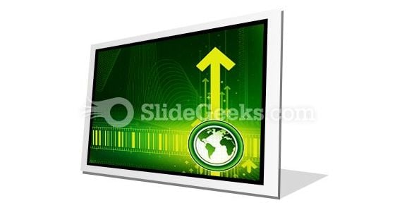 Arrows And World Map PowerPoint Icon F Arrows And World Map PowerPoint Icon F